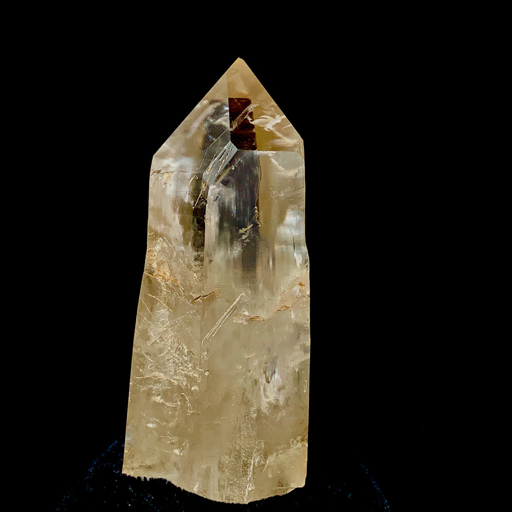 Pink Smoky Isis Lemurian-Double Terminated-polished lemurian-The Lemurian Rose