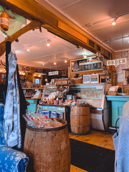 The cutest little coffee shop in Damariscotta, Maine