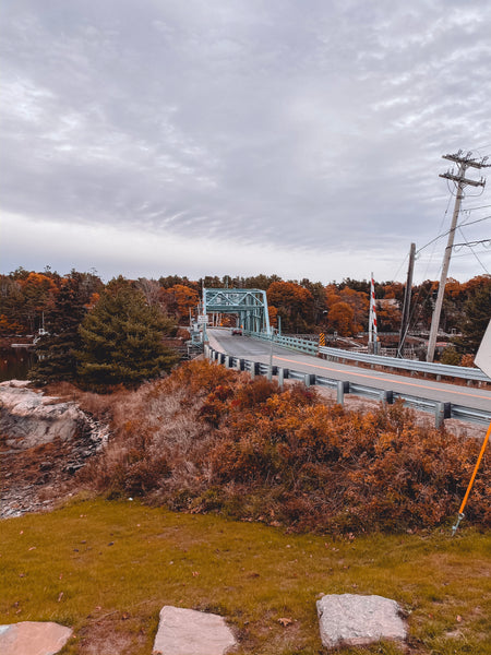 The bridge to Southport Island, Maine