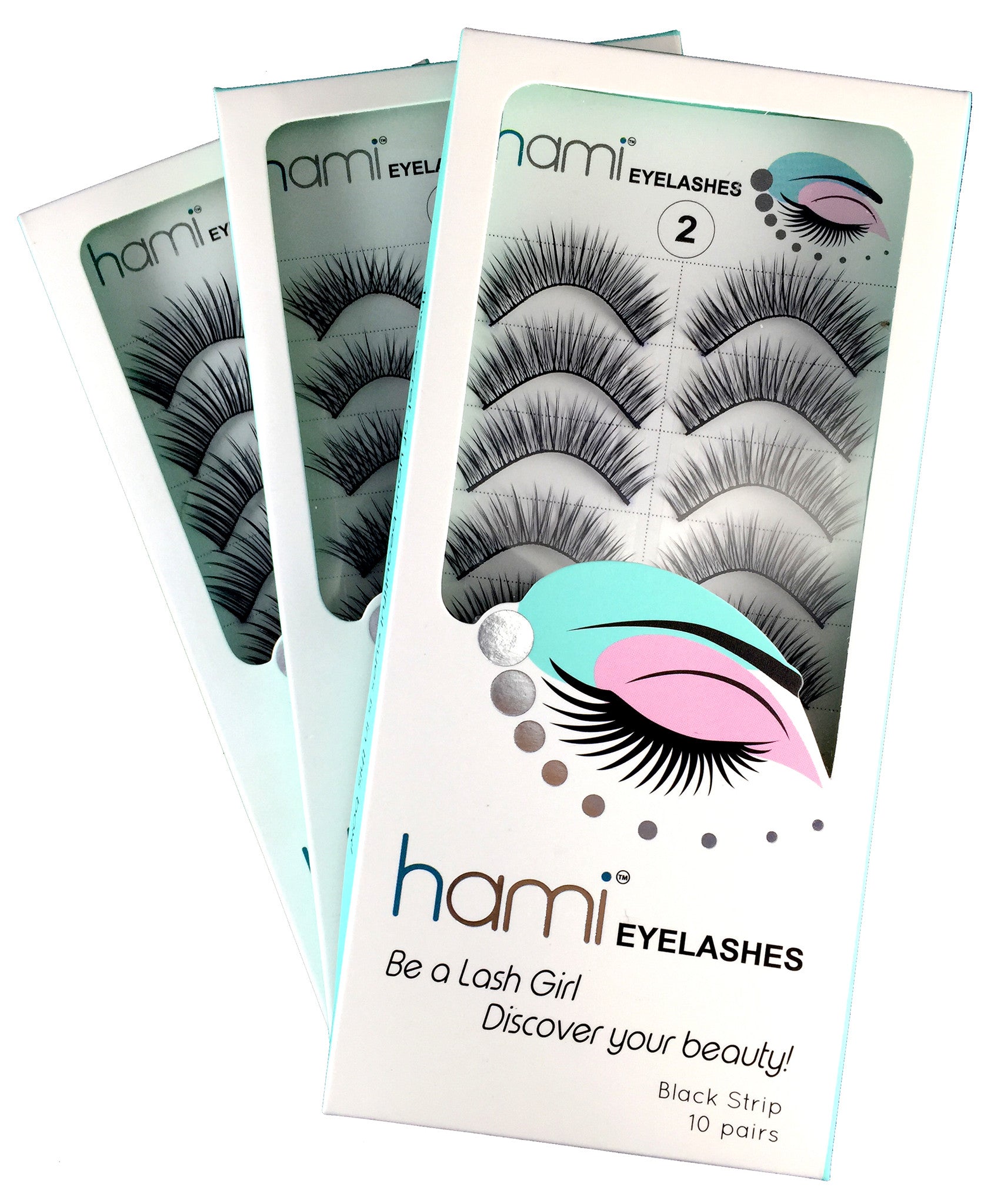 Hami Cosmetics - Eyelashes - Black #43