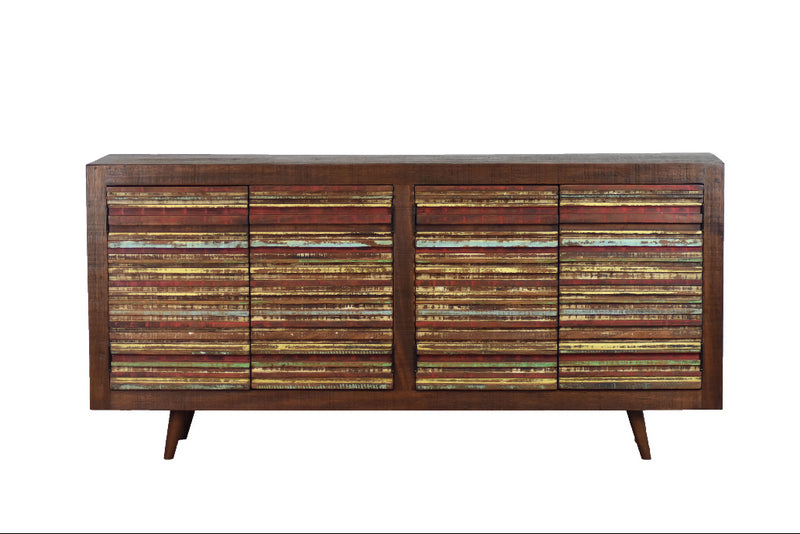 4 door reclaimed wood sideboard – save the planet furniture