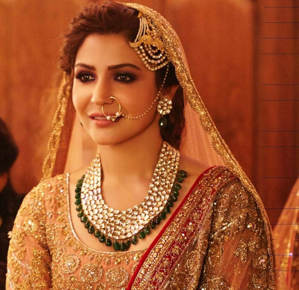 Beautiful Anushka Sharma Ae Dil Hai Mushkil Style High Quality Kundan – Sulbha Fashions