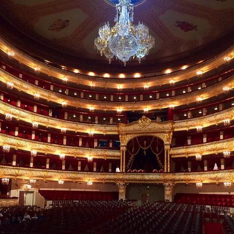 The Gilded Interior of the Bolshoi Theatre, Moscow (LEO Design)
