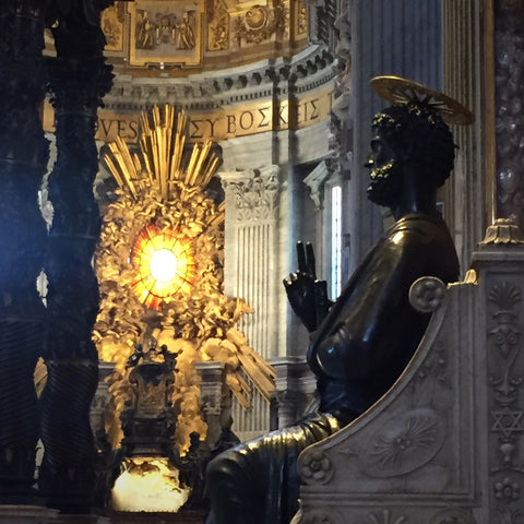 Bronze Sculpture of Saint Peter in the Basilica of Saint Peter, Vatican City (LEO Design)