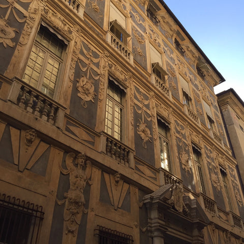 The Highly-Decorated Façade of the Palazzo Podesta, Genova (LEO Design)
