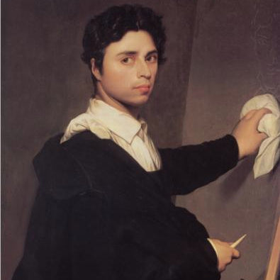Jean-Auguste-Dominique Ingres Self-Portrait at 24 Years of Age (LEO Design)