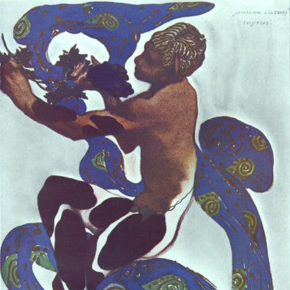 Nijinsky in "Afternoon of a Faun" Costume Design by Leon Bakst