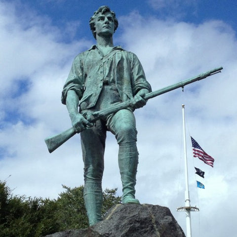 Minuteman Sculpture by Henry Hudson Kitson in Lexington, Massachusetts (LEO Design)