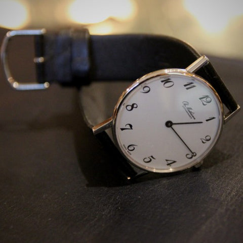 Ole Mathiesen Danish Wristwatch with Classic Arabic Numerals (LEO Design)