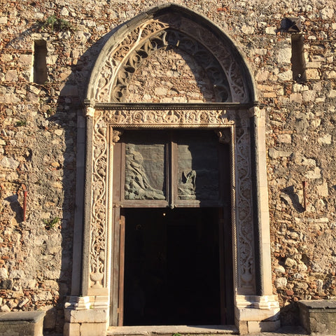 Side Door of the Duomo di Taormina, Sicily 