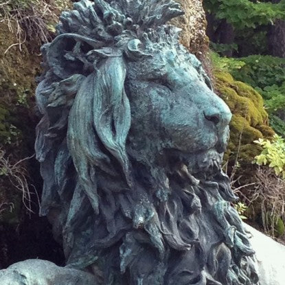 Venetian Bronze Lion Sculpture (LEO Design)