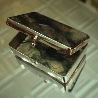 Scottish Moss Agate Pill Box (LEO Design)
