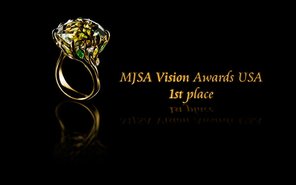 1st prize winning coctail ring, 2017 USA