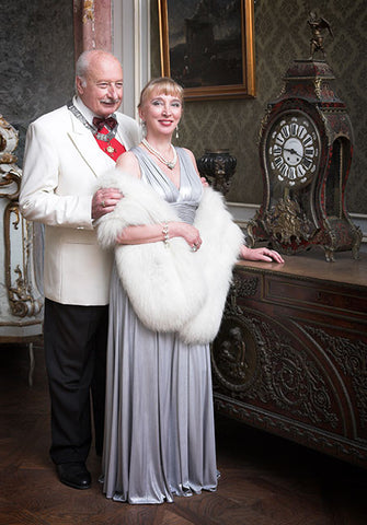 Prince and Princess Esterhazy, in one-off bespoke Splendor Jewellery
