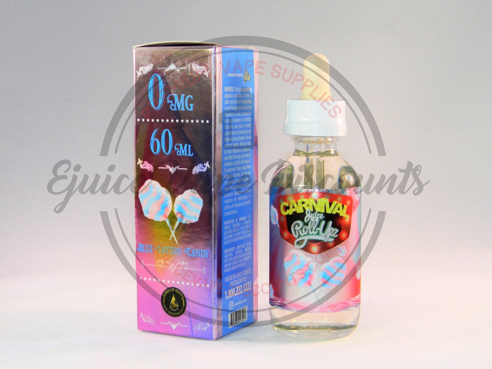 Blue Raspberry Cotton Candy By Carnival Juice Roll Upz 60ml