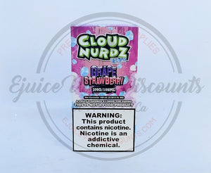 Cloud Nurdz Strawberry Grape ICED 100ml - Ejuice Vape Discounts