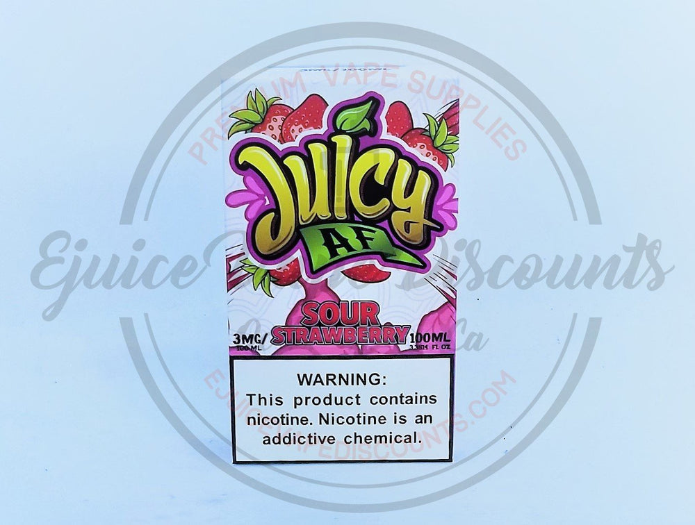 Juicy AF Sour Strawberry 100ml