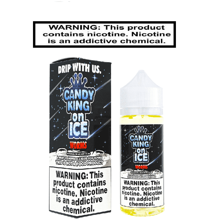 Sour Worms on ICE 100ml by Candy King