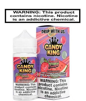 Strawberry watermelon Bubblegum 100ml by Candy King - Ejuice Vape Discounts