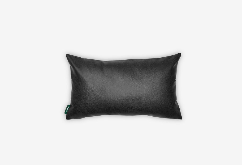 white leather throw pillows