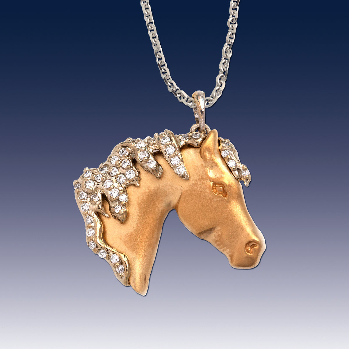 13lue 14k Horse Jewelry 20cm ブレスレット | colcuidar.com