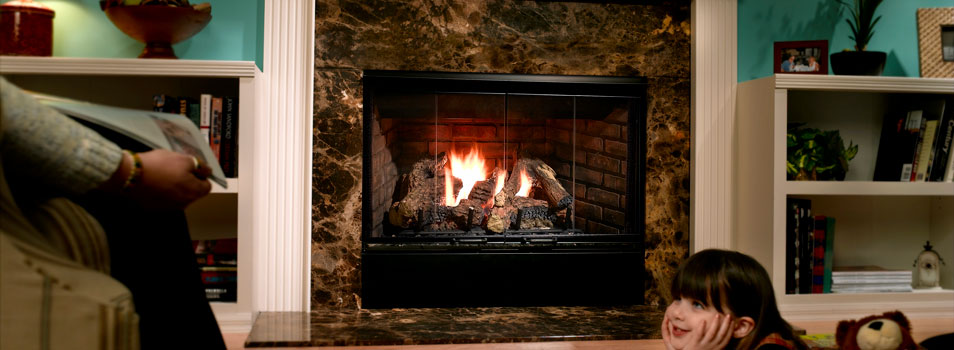 B-Vent fireplace