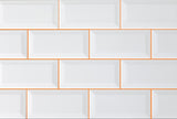 Electric Orange tile grout by Grout360