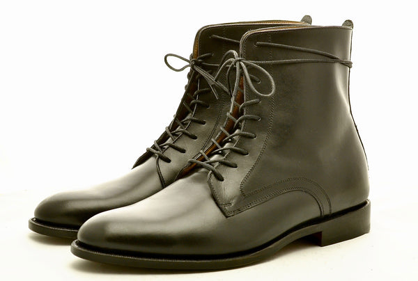 calf skin leather boot