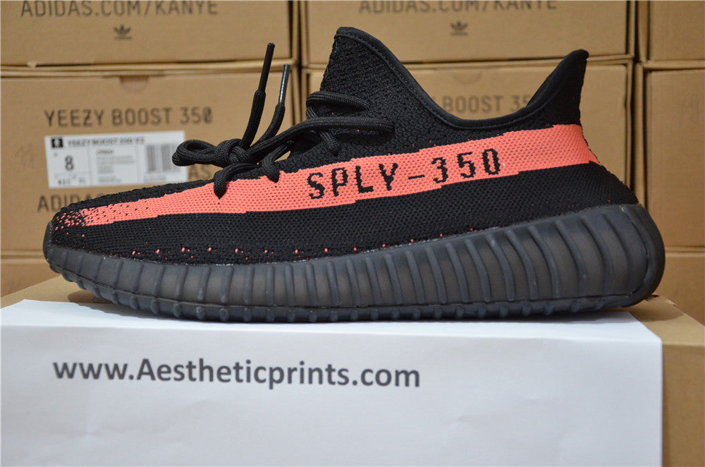 yeezy boost 350 red stripe