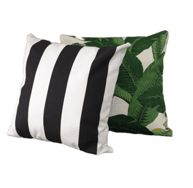 black and white cushion covers