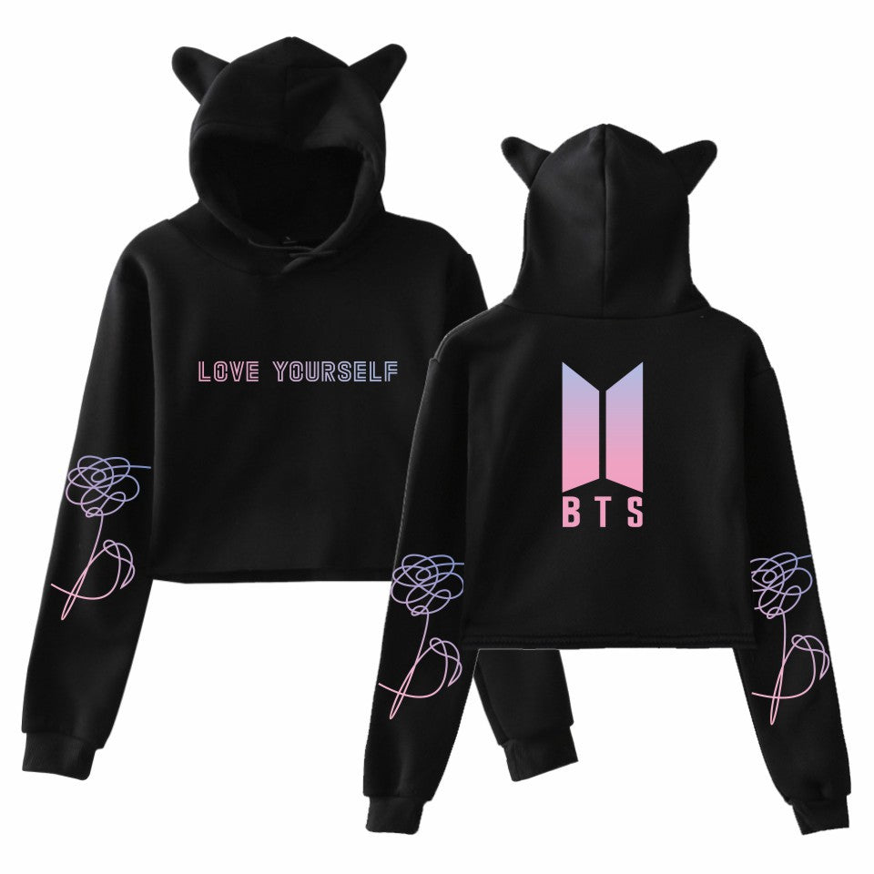 bts black hoodie love yourself