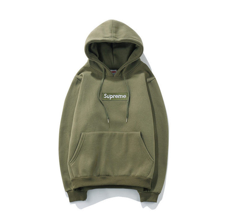 supreme green camo hoodie