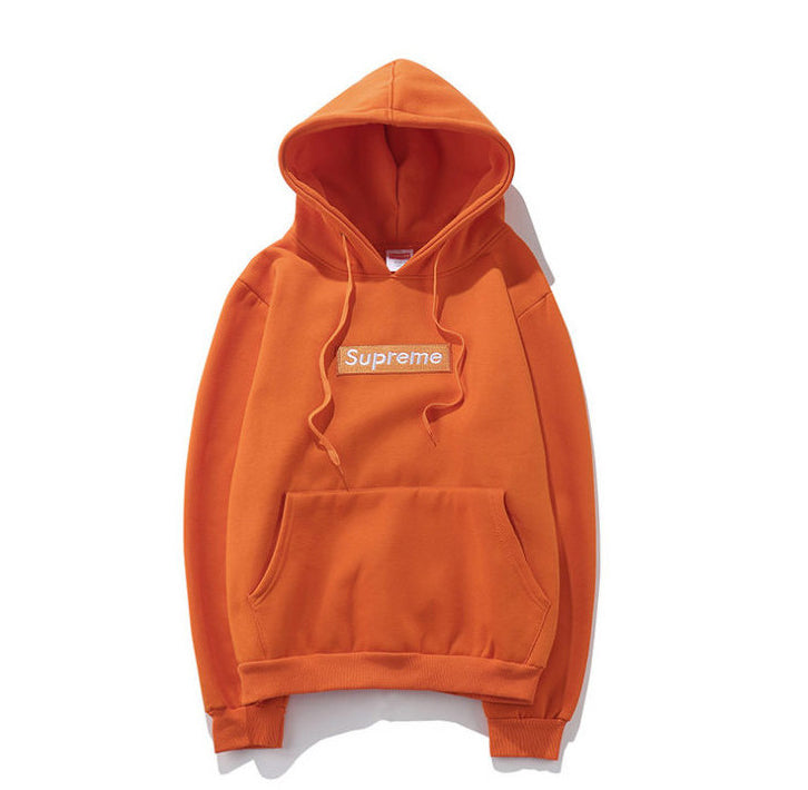 supreme orange sweatshirt