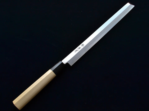 Sakai Takayuki White Steel KASUMITOGI Professional Handle Takohiki