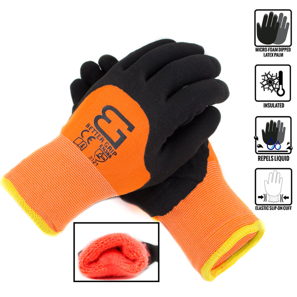 work gloves orange