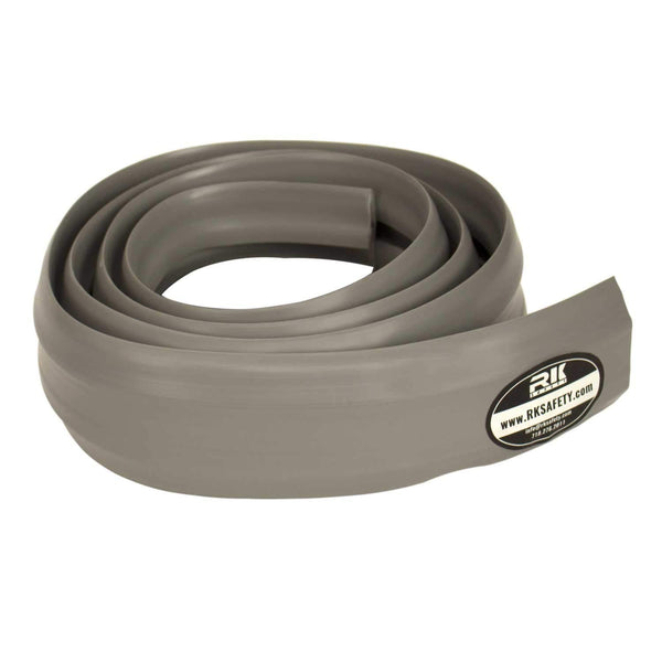 Rk Safety 6 5 Feet In Length Gray Pvc Floor 3 Cord Protector Flexible To Cover Cables Cords And Wires Great For The Home Office Warehouse Or