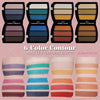 6 COLOR CONTOUR EYESHADOW-MATTE