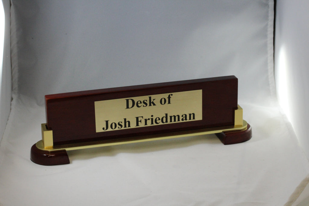 Piano Finish Desk Name Plate Personalized Trends