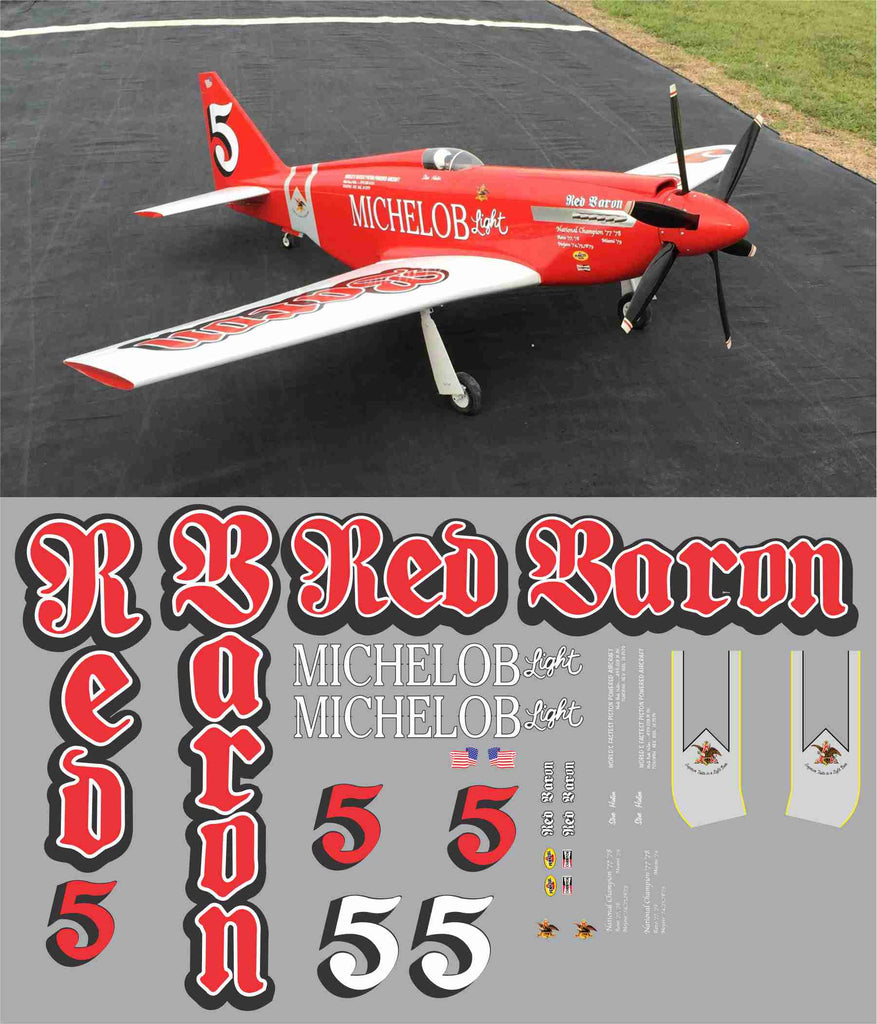 red baron rc plane