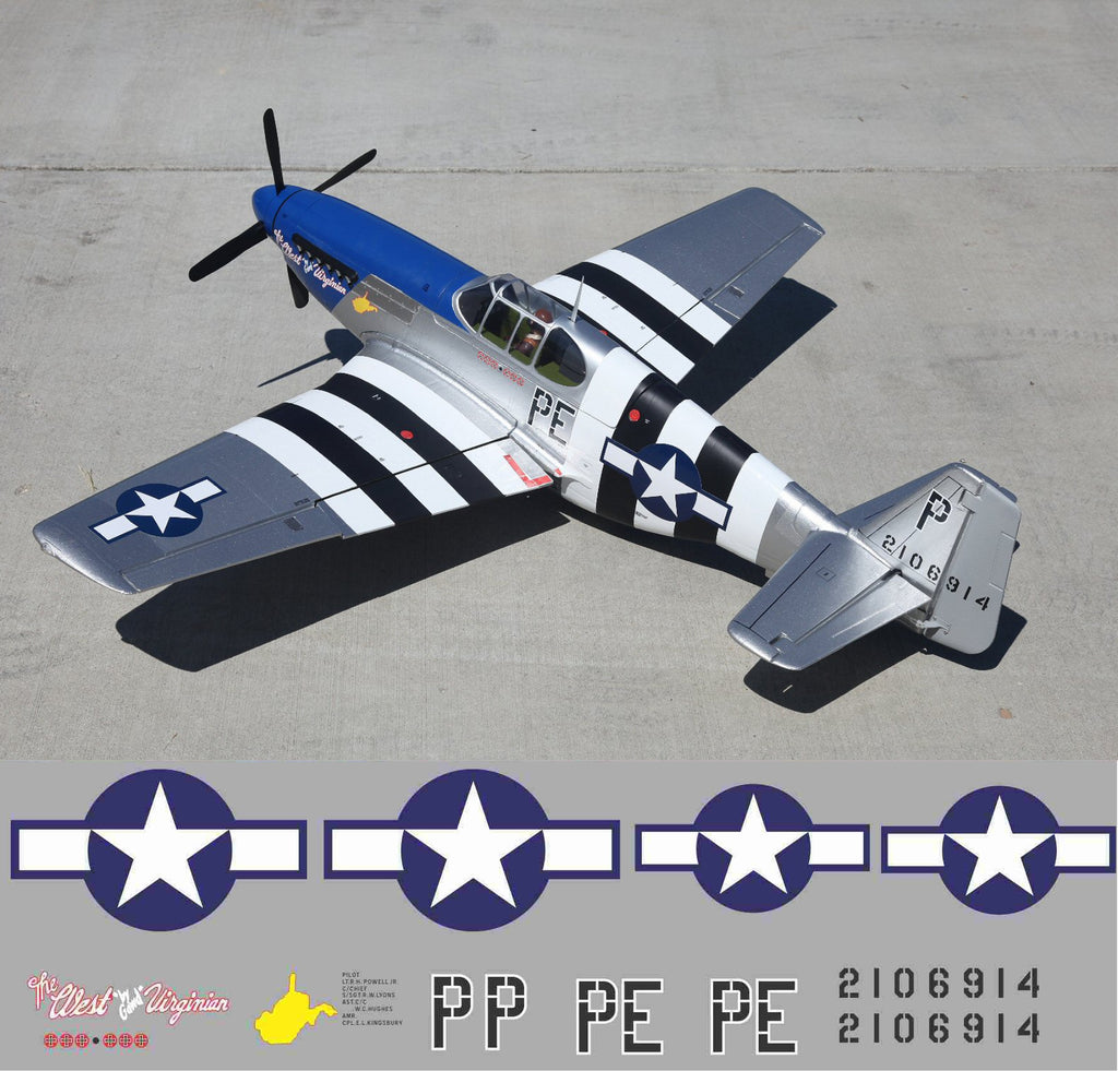 P 51b West By Gawd Virginian Graphics Set Callie Graphics