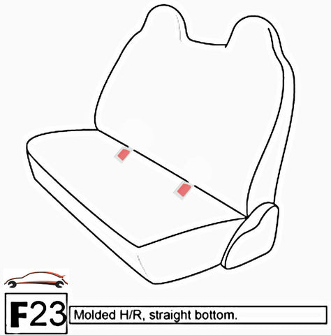 F23 Ford F-Series Pickup Truck Bench Seat Cover