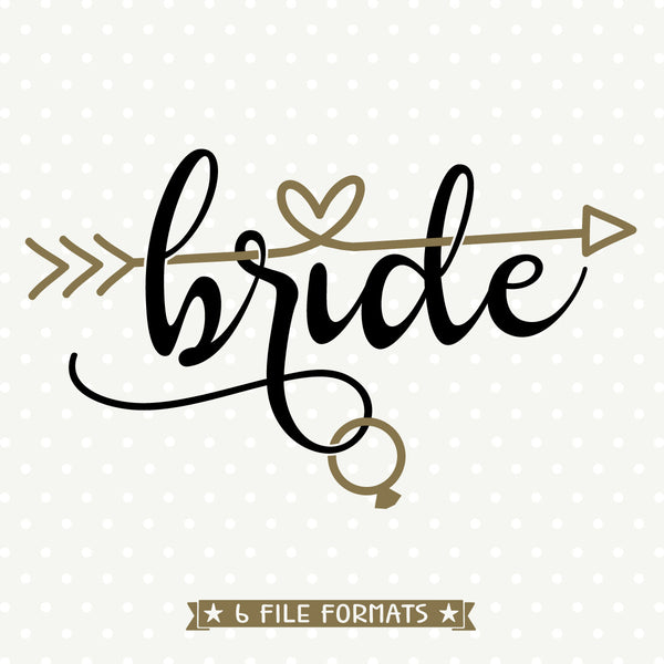 Bride Svg File Wedding Cut File Bride Shirt Iron On File Queen Svg Bee