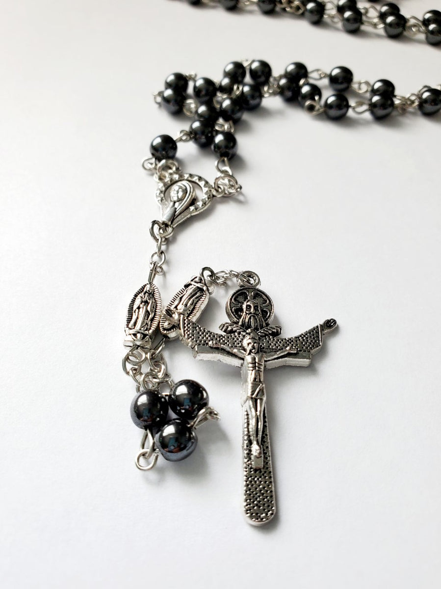 black hematite rosary