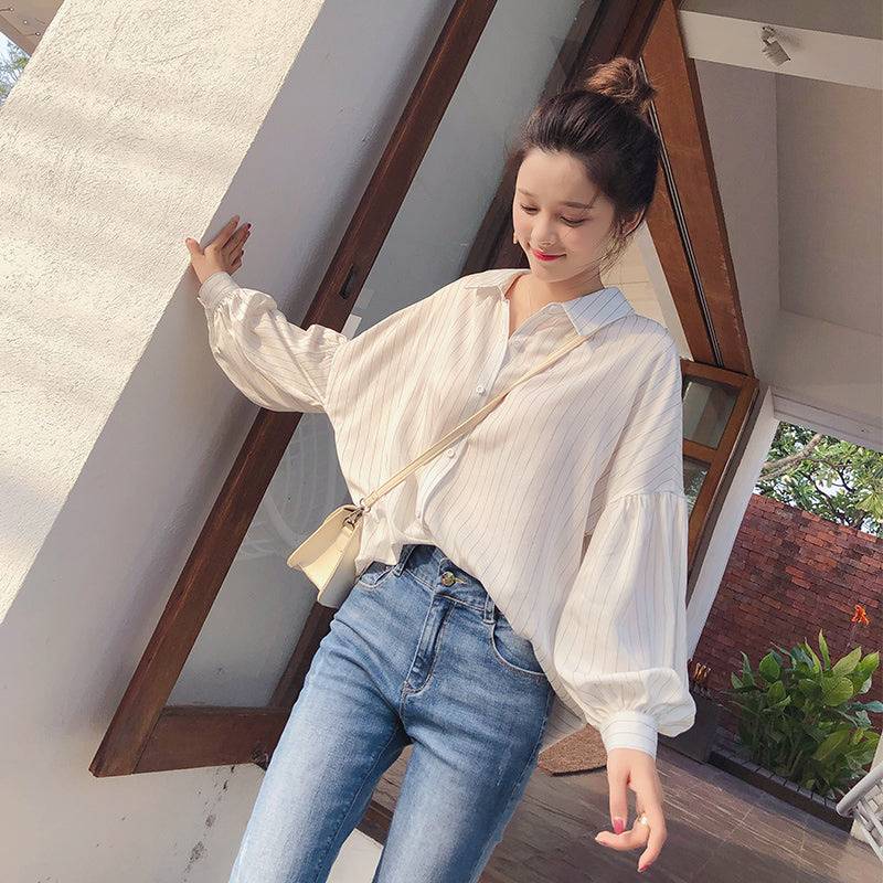 oversized shirt korean fashion