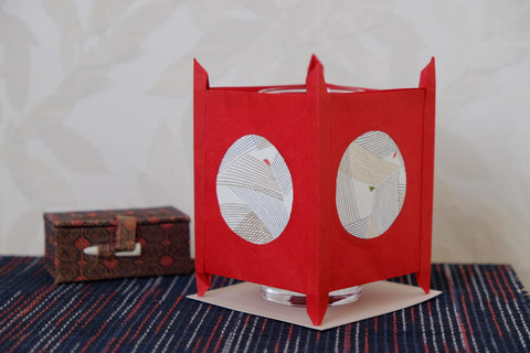 tutoriel diy origami lampe japonaise papier japonais washi