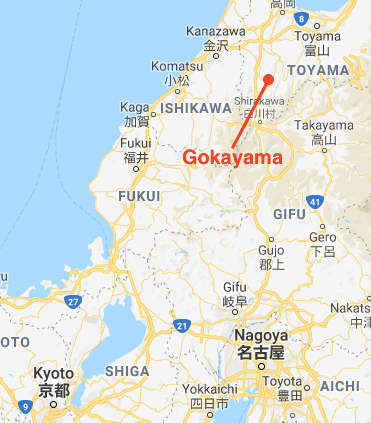gokayama map village washi papier japonais visite atelier japanese paper