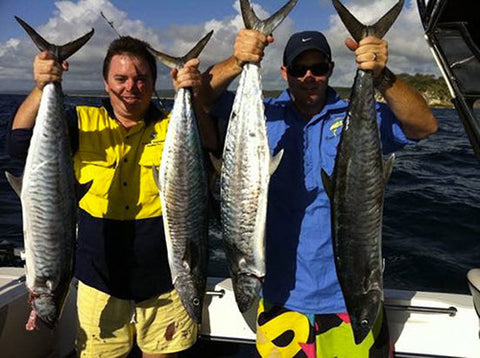 Filling the eski with 4 great catches