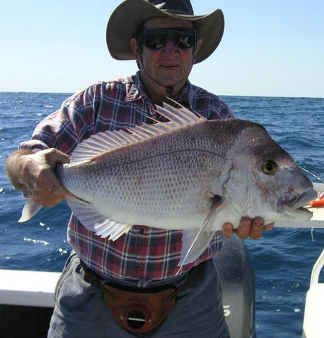 Catching Snapper on colour change braid