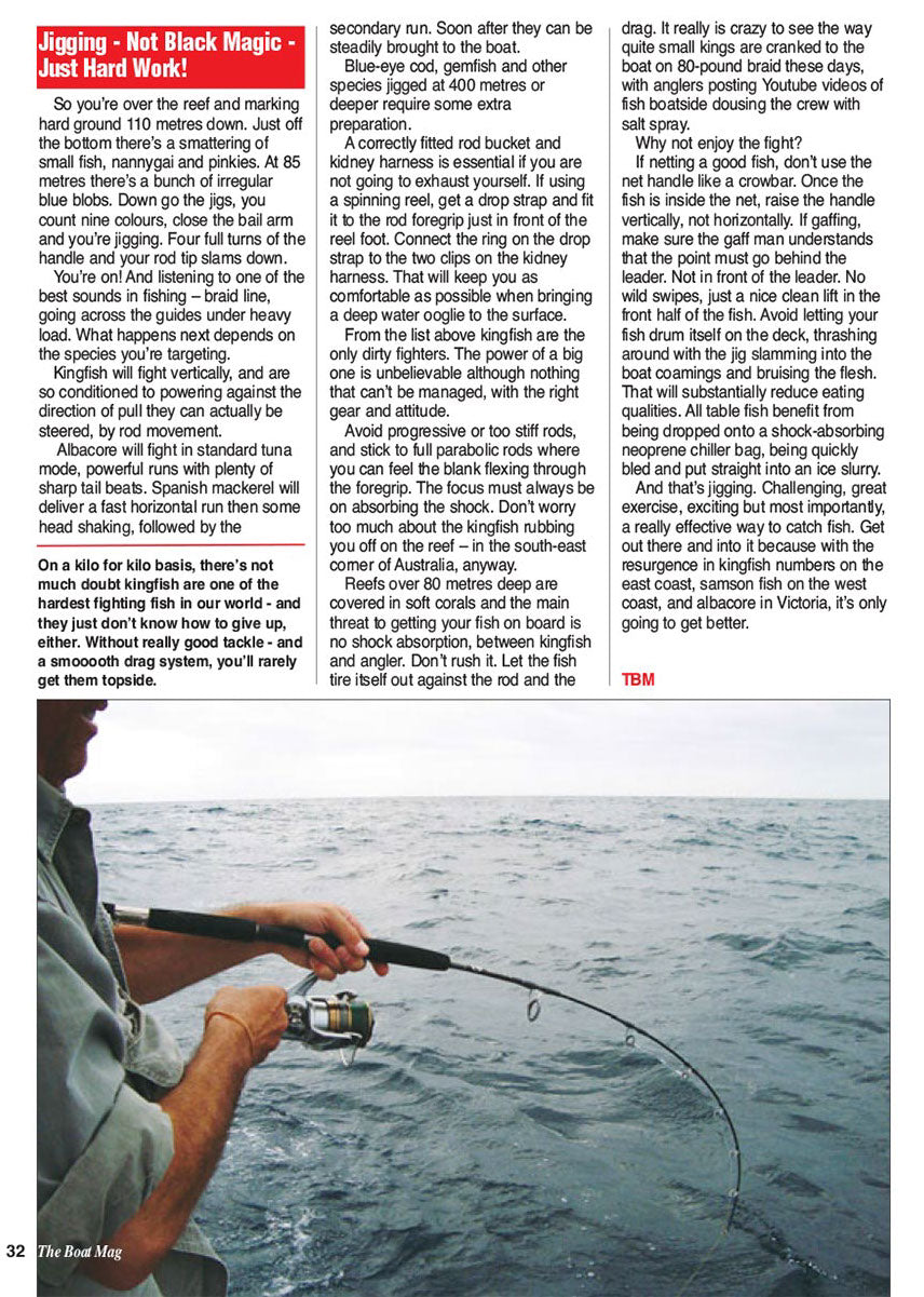 Andy on how to jig reefs for pelagic fish species