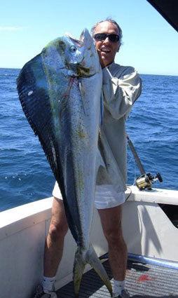 Our giant Mahi Mahi caught at Port Stephens